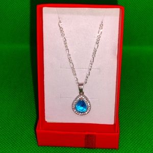 Nikola Valenti Blue Austrian Jewel Necklace